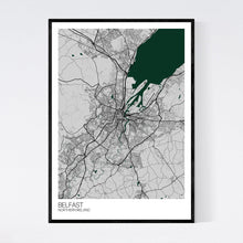 Load image into Gallery viewer, Belfast City Map Print