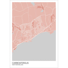 Load image into Gallery viewer, Map of Carrickfergus, Northern Ireland