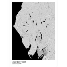 Load image into Gallery viewer, Map of Lake District, United Kingdom