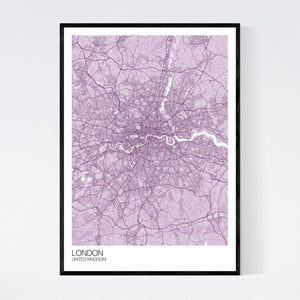 London City Map Print