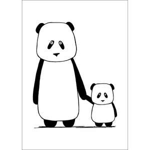 Pandas Little and Large Print