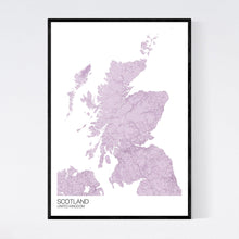 Load image into Gallery viewer, Scotland Country Map Print