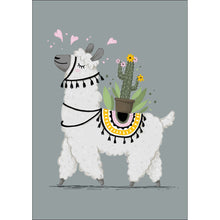 Load image into Gallery viewer, Lovable Lama with a Cactus Print