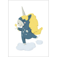 Load image into Gallery viewer, Magical Unicorn on a Cloud Print