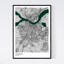 Load image into Gallery viewer, Aalborg City Map Print