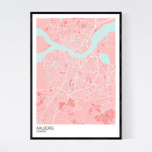 Load image into Gallery viewer, Aalborg City Map Print