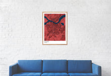 Load image into Gallery viewer, Map of Aalborg, Denmark