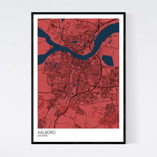 Load image into Gallery viewer, Map of Aalborg, Denmark