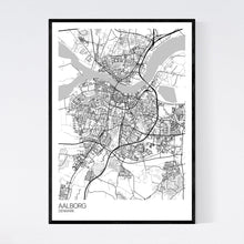 Load image into Gallery viewer, Aalborg City Map Print