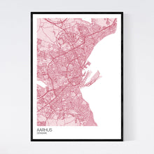 Load image into Gallery viewer, Aarhus City Map Print