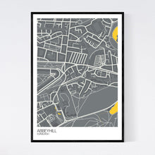 Load image into Gallery viewer, Abbeyhill Neighbourhood Map Print