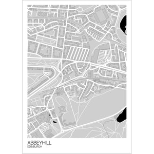 Map of Abbeyhill, Edinburgh