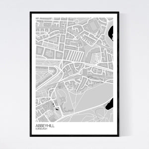 Map of Abbeyhill, Edinburgh