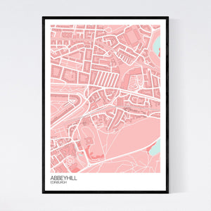 Abbeyhill Neighbourhood Map Print