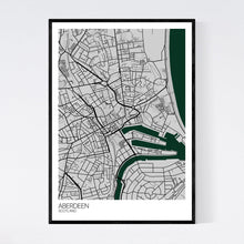 Load image into Gallery viewer, Aberdeen City Centre City Map Print