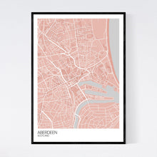 Load image into Gallery viewer, Aberdeen City Centre City Map Print