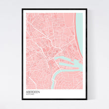 Load image into Gallery viewer, Aberdeen City Centre City Map Print