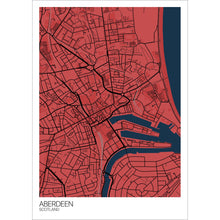 Load image into Gallery viewer, Map of Aberdeen City Centre, Scotland