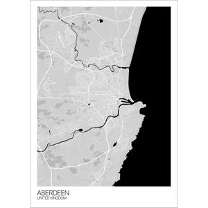 Map of Aberdeen, United Kingdom
