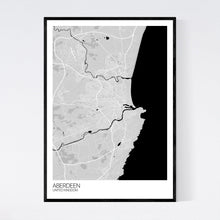 Load image into Gallery viewer, Map of Aberdeen, United Kingdom