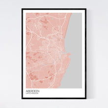 Load image into Gallery viewer, Aberdeen City Map Print