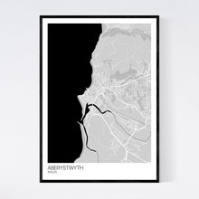 Load image into Gallery viewer, Aberystwyth City Map Print