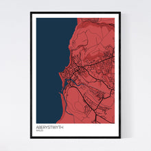 Load image into Gallery viewer, Map of Aberystwyth, Wales