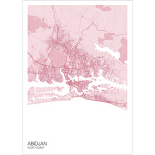 Load image into Gallery viewer, Map of Abidjan, Ivory Coast
