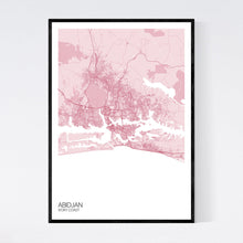 Load image into Gallery viewer, Map of Abidjan, Ivory Coast