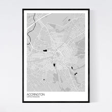 Load image into Gallery viewer, Accrington Town Map Print