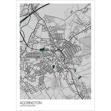 Load image into Gallery viewer, Map of Accrington, United Kingdom