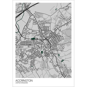 Map of Accrington, United Kingdom
