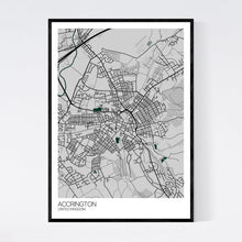 Load image into Gallery viewer, Map of Accrington, United Kingdom