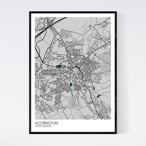 Map of Accrington, United Kingdom