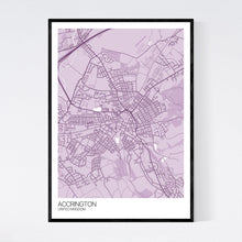 Load image into Gallery viewer, Accrington Town Map Print