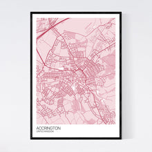 Load image into Gallery viewer, Accrington Town Map Print