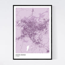 Load image into Gallery viewer, Addis Ababa City Map Print