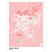 Load image into Gallery viewer, Map of Addis Ababa, Ethiopia