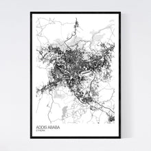 Load image into Gallery viewer, Addis Ababa City Map Print
