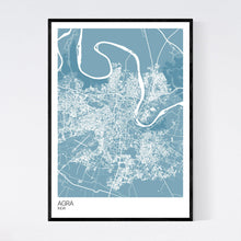 Load image into Gallery viewer, Agra City Map Print