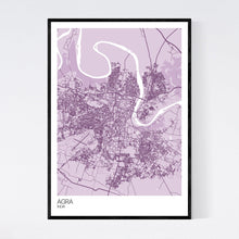 Load image into Gallery viewer, Agra City Map Print