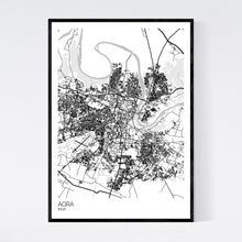 Load image into Gallery viewer, Agra City Map Print