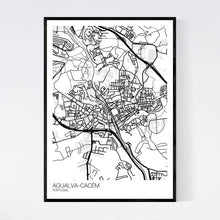 Load image into Gallery viewer, Map of Agualva-Cacém, Portugal
