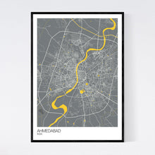 Load image into Gallery viewer, Map of Ahmedabad, India