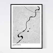 Load image into Gallery viewer, Ahmedabad City Map Print