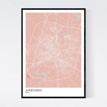 Load image into Gallery viewer, Ahmedabad City Map Print