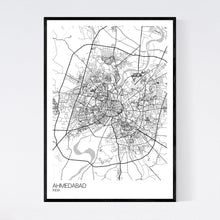 Load image into Gallery viewer, Ahmedabad City Map Print