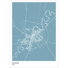 Load image into Gallery viewer, Map of Ahvaz, Iran