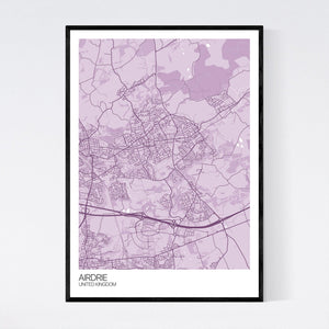 Map of Airdrie, United Kingdom