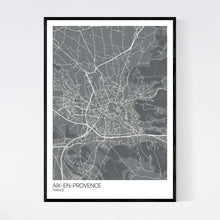 Load image into Gallery viewer, Aix-en-Provence City Map Print